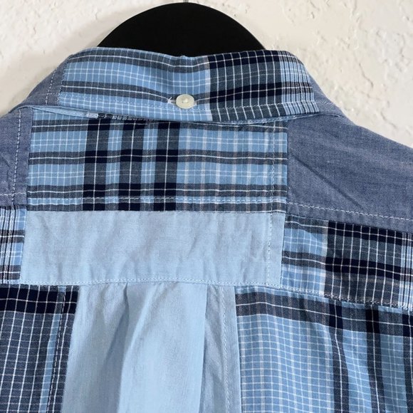 Brooks Brothers Red Fleece Patchwork Plaid S/S Button Shirt Men's Size L - Picture 6 of 7